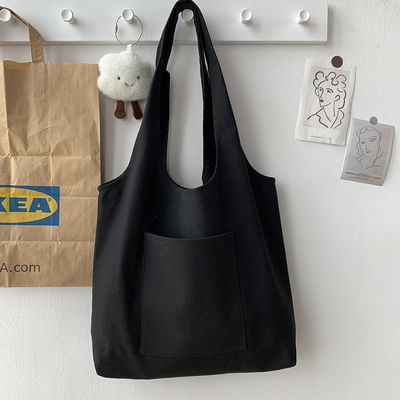 Logo personalizzato Canvas Sacchetto per la spesa Sacchetto di cotone organico e il nuovo stile alla moda