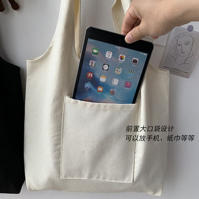 Logo personalizzato Canvas Sacchetto per la spesa Sacchetto di cotone organico e il nuovo stile alla moda