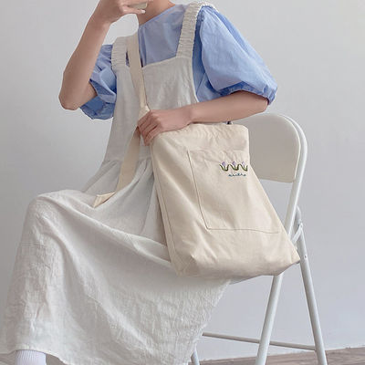Borsa di cotone di medie dimensioni per acquisti di cotone ecologico