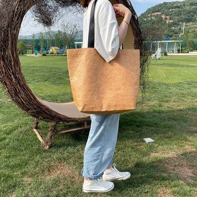 Borsa da shopping in carta Dupont in colore personalizzato con materiale impermeabile e lavabile