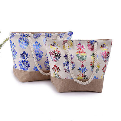Borsa da spiaggia Donne Donna Tote casual Moda Stampa di fiori Estate Grande capacità