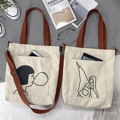 OEM/ODM Acceptabile Borsa da shopping in cotone con logo personalizzato