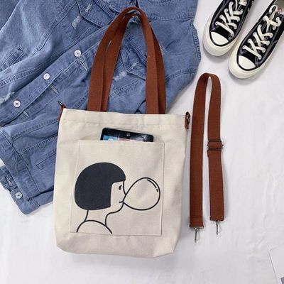OEM/ODM Acceptabile Borsa da shopping in cotone con logo personalizzato