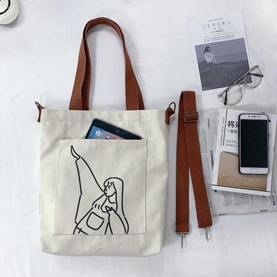 OEM/ODM Acceptabile Borsa da shopping in cotone con logo personalizzato