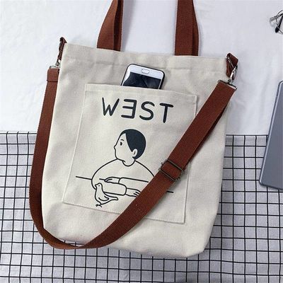 OEM/ODM Acceptabile Borsa da shopping in cotone con logo personalizzato
