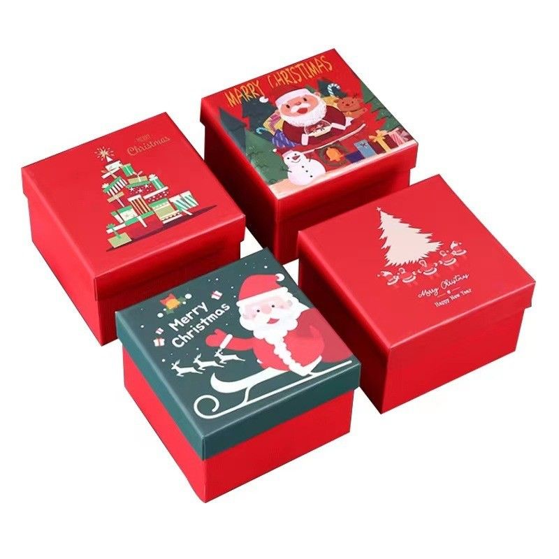 Imballaggio per bambini Caramelle Nuove borse regalo di Natale alla moda con Babbo Natale e alce