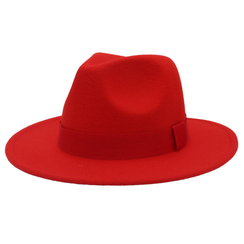 British Style Lace Accessory Cashmere Felt Hat per uomini e donne in Four Seasons Jazz Hat