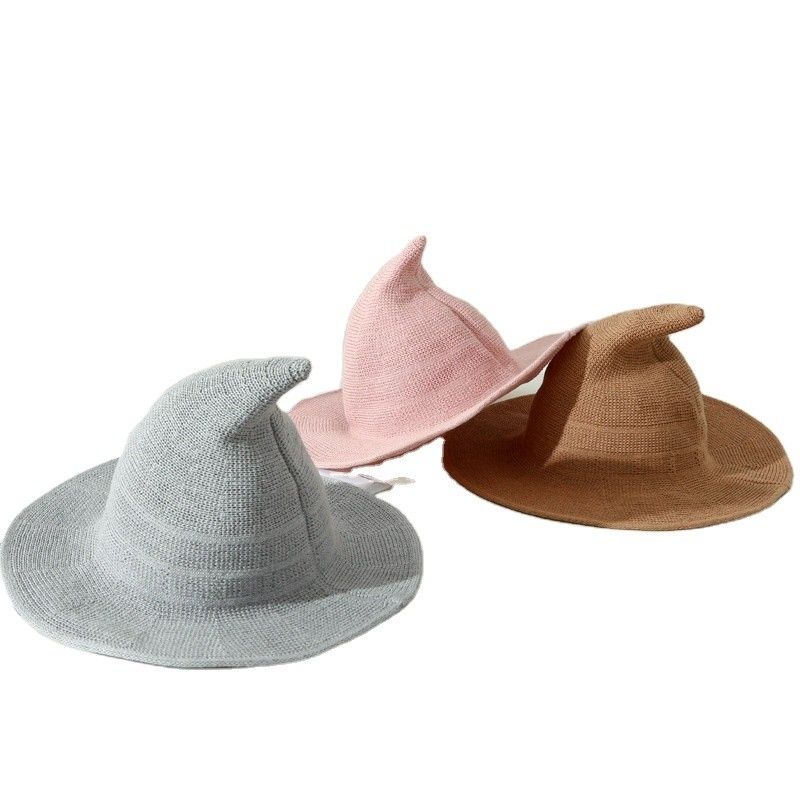 2023 Halloween Party Witch Hat Unisex Wool Knit Hat per uno stile alla moda e versatile