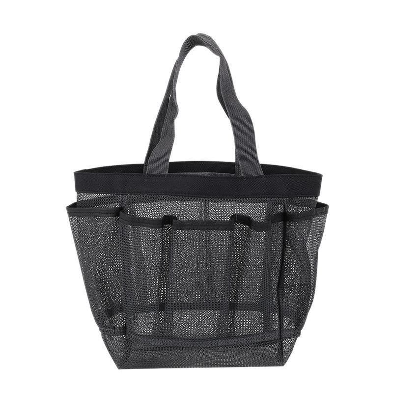 Borsa mesh Beach Tote per la conservazione dei cosmetici e dei costumi da bagno delle donne durante le vacanze estive