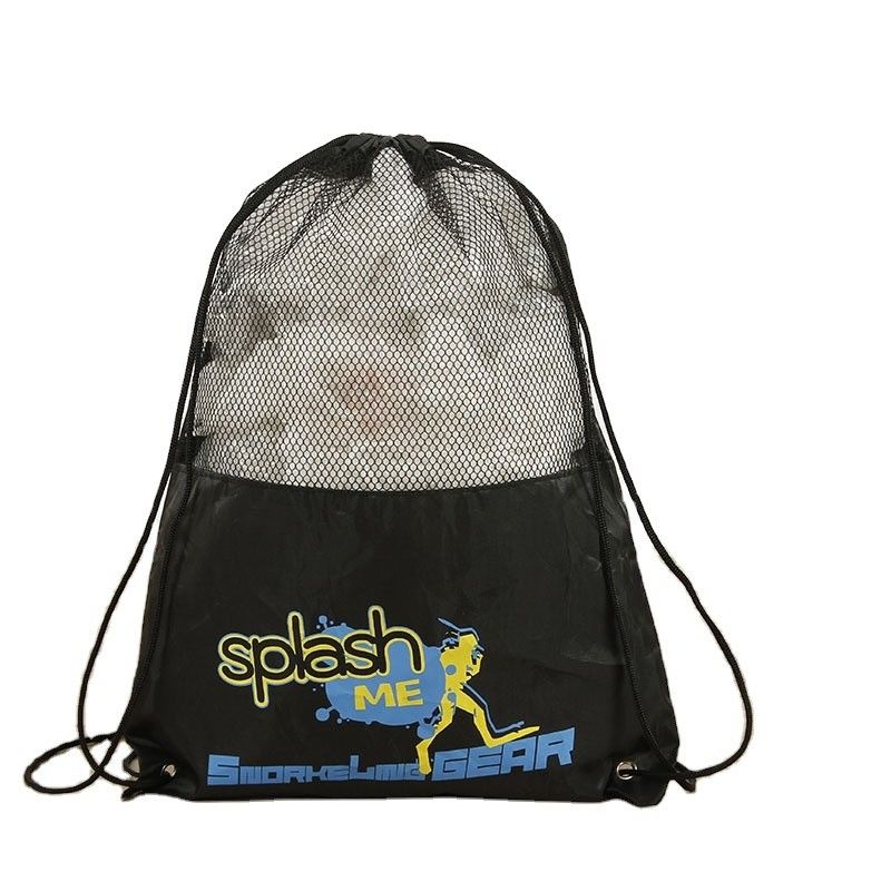 Borsa regalo in poliestere reticolato per sacchetti sportivi riutilizzabili