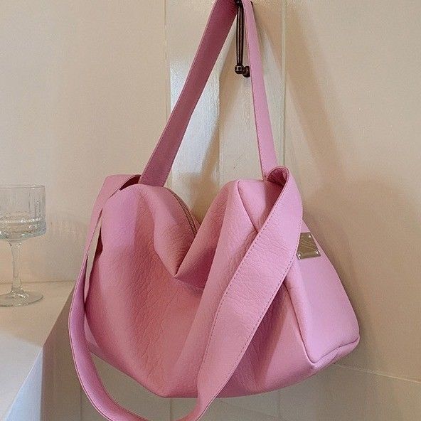 2024 Borsa versatile per donne con straddle a piega Disegno Instagram e grande capacità