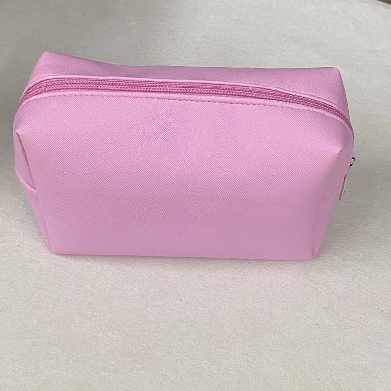 Mix Color Cotton Pu Cosmetic Makeup Bag Blank Dust Wash Bag con colore personalizzato