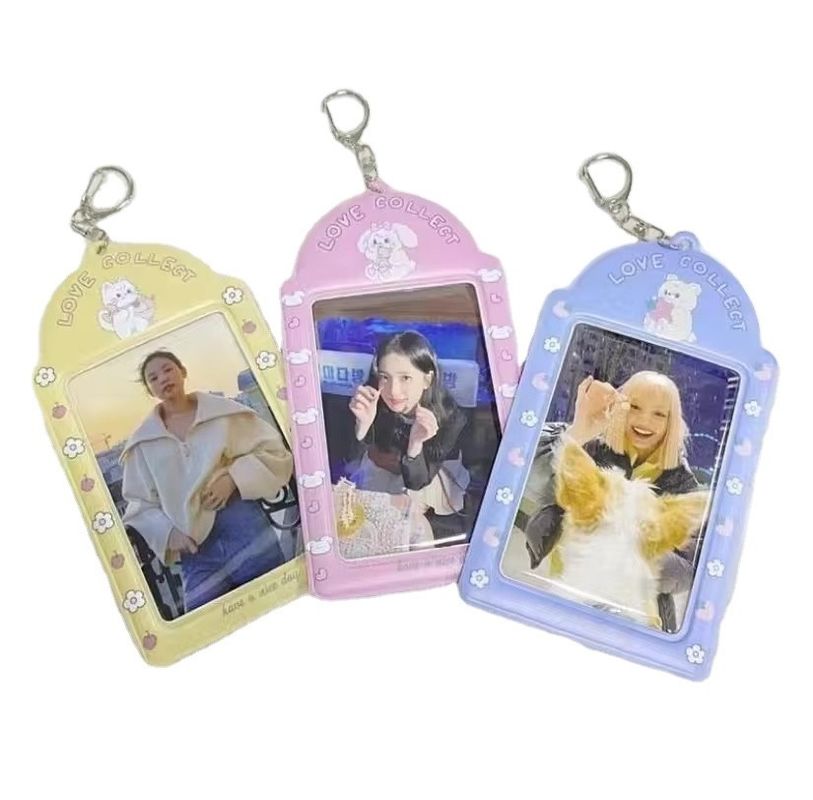 Disegno personalizzato Cute Korea Fashion Pc Holder Cover carta in PVC Foto Case OEM/ODM accettato