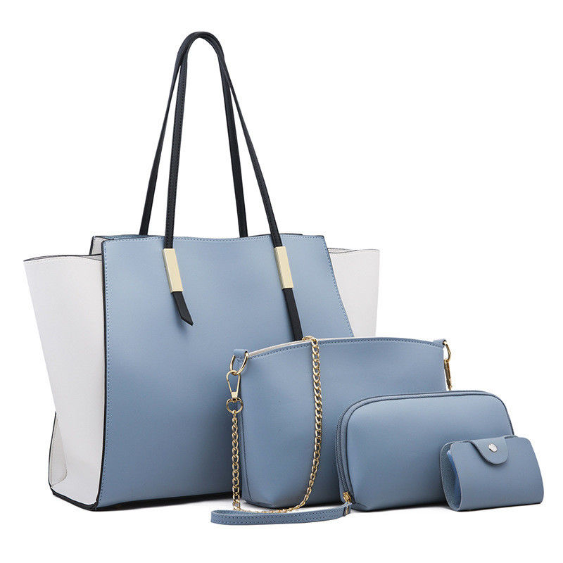 Logo personalizzato Moda Borsa semplice per la mamma Borsa portatile in tre pezzi per la moda