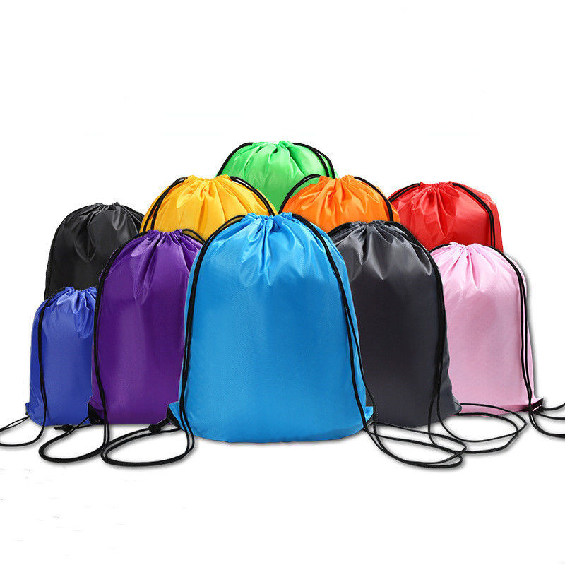 Medium Size Custom Printing Logo 210D Basketball Drawstring Sacchetto in nylon per scarpe da ginnastica