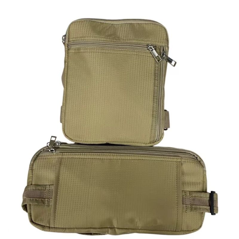 OEM/ODM Acceptabile Safe Nylon Small Neck Travel Ihram Hajj Bag Per Uomini e Donne Musulmani