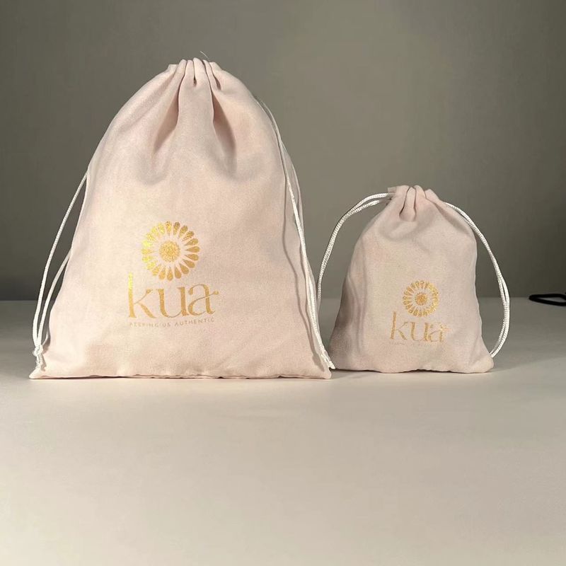 Sacchetto di imballaggio per gioielli in microfibra personalizzato con logo
