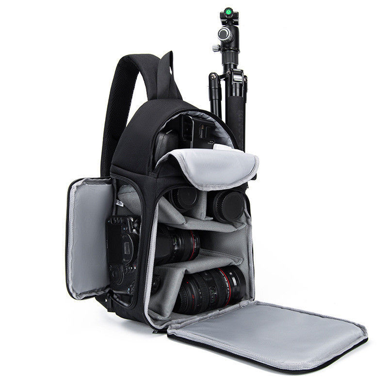 Lo zaino portatile impermeabile per fotocamere per lenti e accessori di fotocamere DSLR