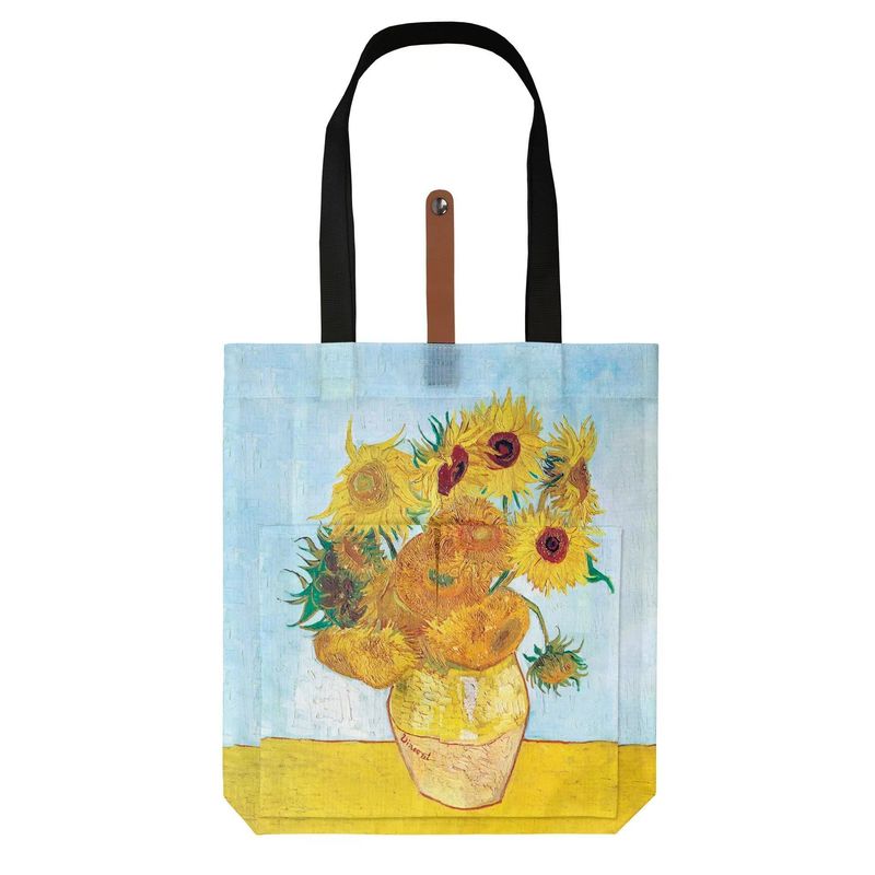 Pittura Borsa da spalla riutilizzabile per lo shopping Ultra Slim Borsa da spiaggia a tela pieghevole per donne