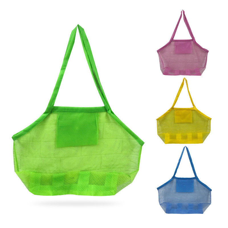 Nuovo stile di moda per bambini sacchetto pieghevole per la spiaggia giocattoli di stoccaggio sacchetto a maglia