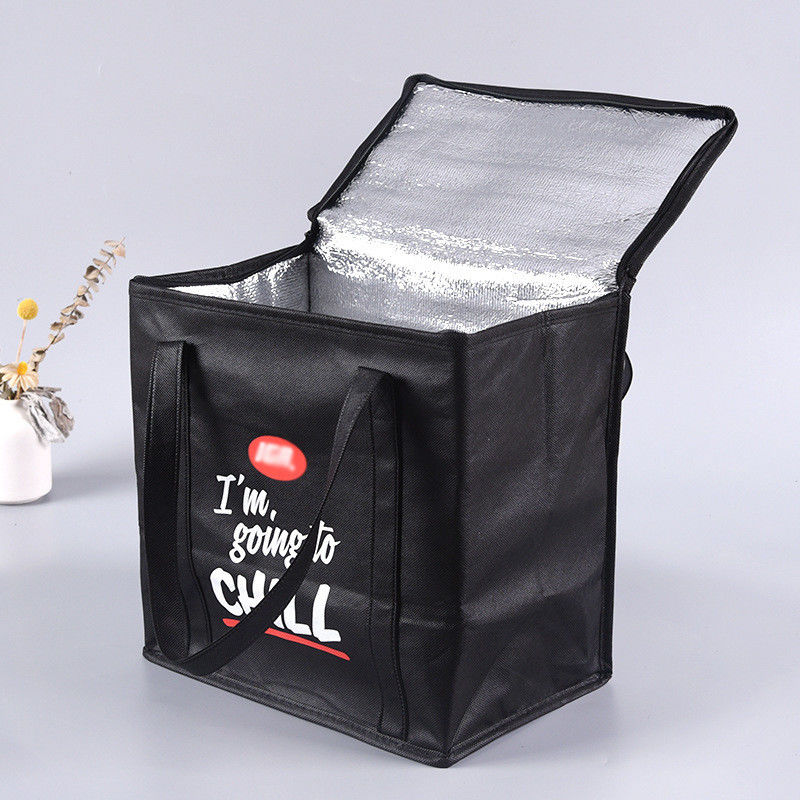 Isolato Non tessuto Picnic Ice Pack Lunch Cooler Sacchetto da shopping con colore personalizzato