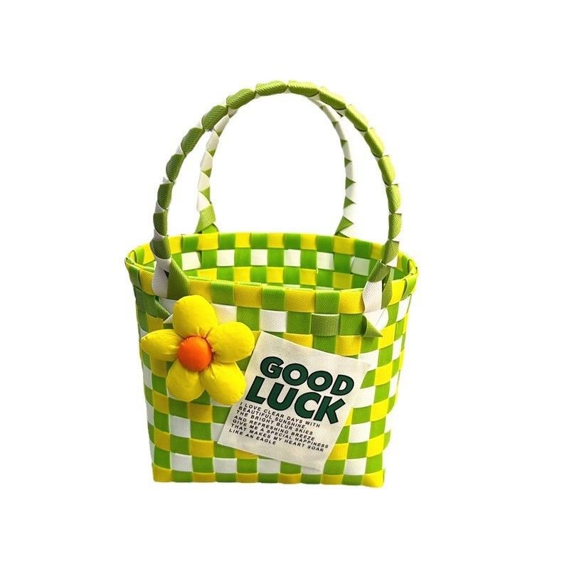 Bambini colorati Mini Negozi Conservatorio Cesto giocattolo Pieghevole Borsa portatile personalizzata