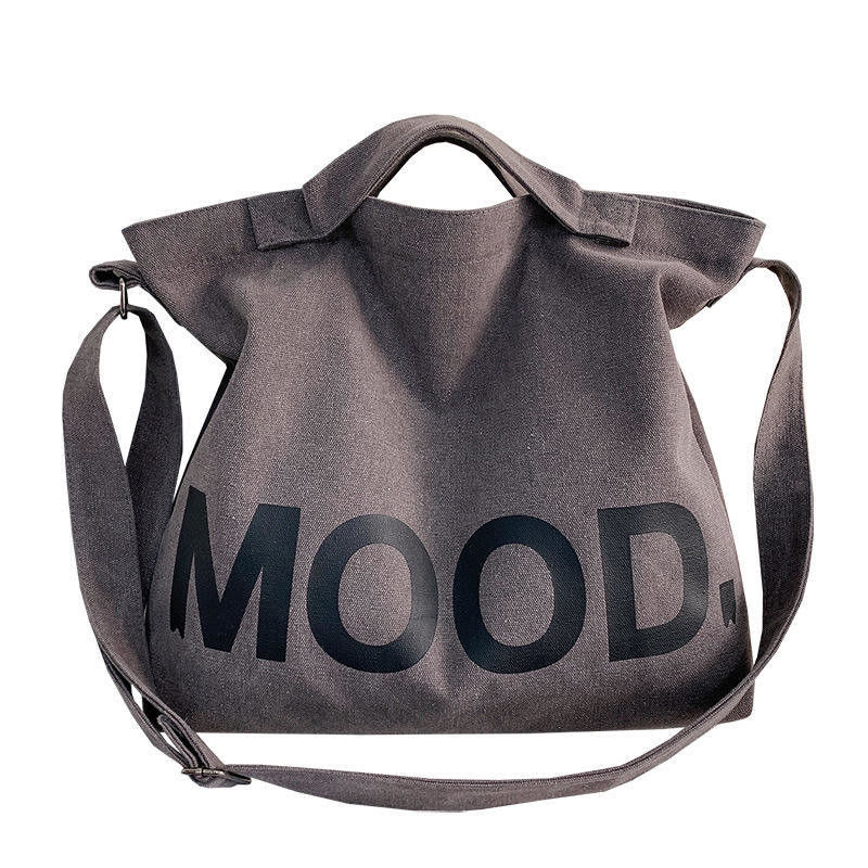 Logo personalizzato Semplicità Borsa da bagno femminile di grande capacità con cerniera in tela di tessuto