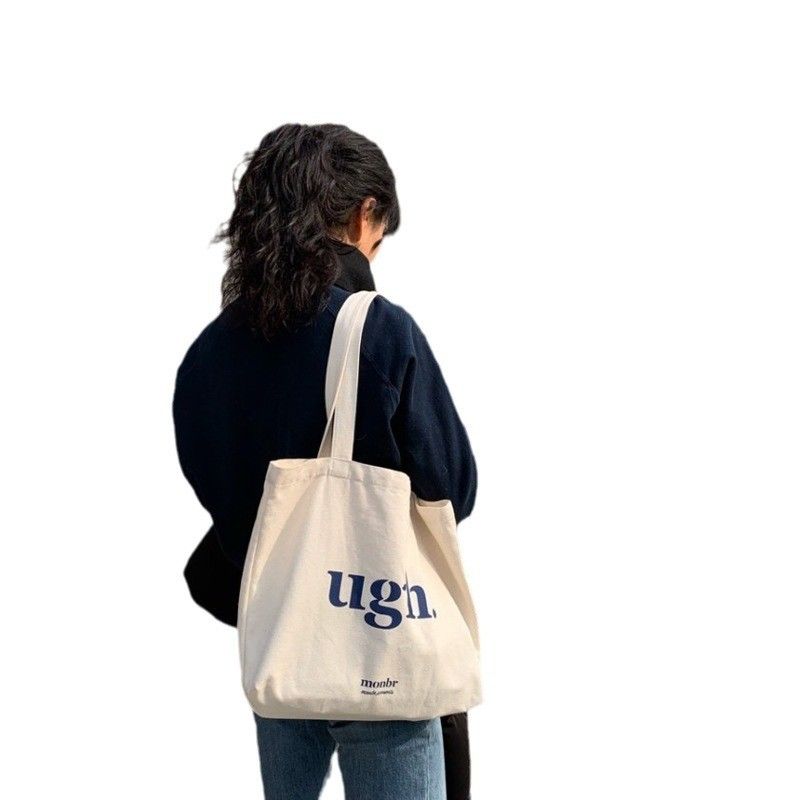 Produttori di sacchetti da shopping in cotone Logo personalizzato per sacchetti da shopping in tela riutilizzabili