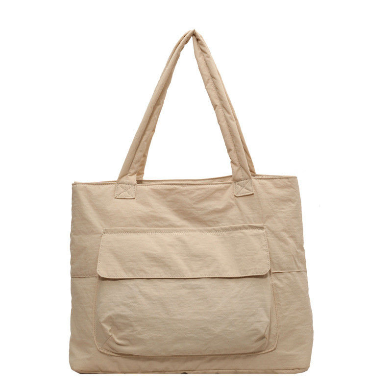 Grande capacità di lavoro Oxford Tote Shoulder Bag personalizzato chiusura aperta in nylon impermeabile