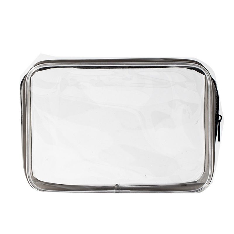 Materiale PVC Cosmetici Comodità Casella organizzatrice di trucco trasparente per viaggi delle donne