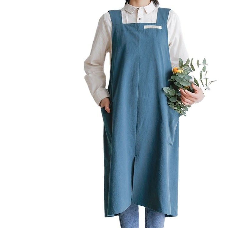 Acquisti per logo personalizzato Cucina Chef Cucina Caffè Ristoranti Cross Back Cotone grembiule