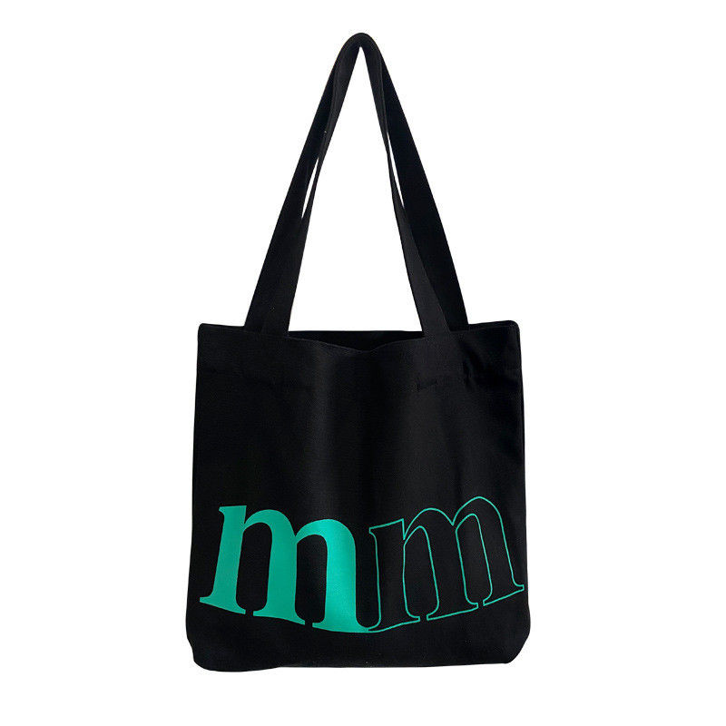 Logo personalizzato Borsa da Lettera Casual Canvas per la Primavera Summer Green Shoulder Bag