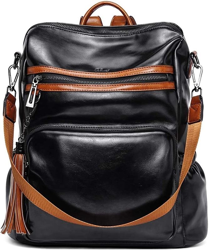 Stile minimalista grande borsa da spalla di moda per donne Logo personalizzato e tassel accettato
