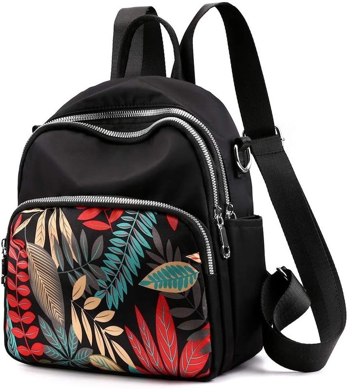 Sport Zaino giornaliero di svago per donne Piccola borsa da zaino borsa da zaino stile cornice esterna