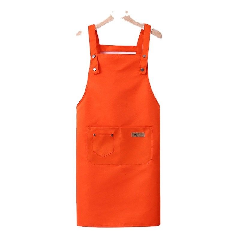 Stampa su tela di seta Logo personalizzato Regolabile Bib Canvas Chef Pron per donne cucina