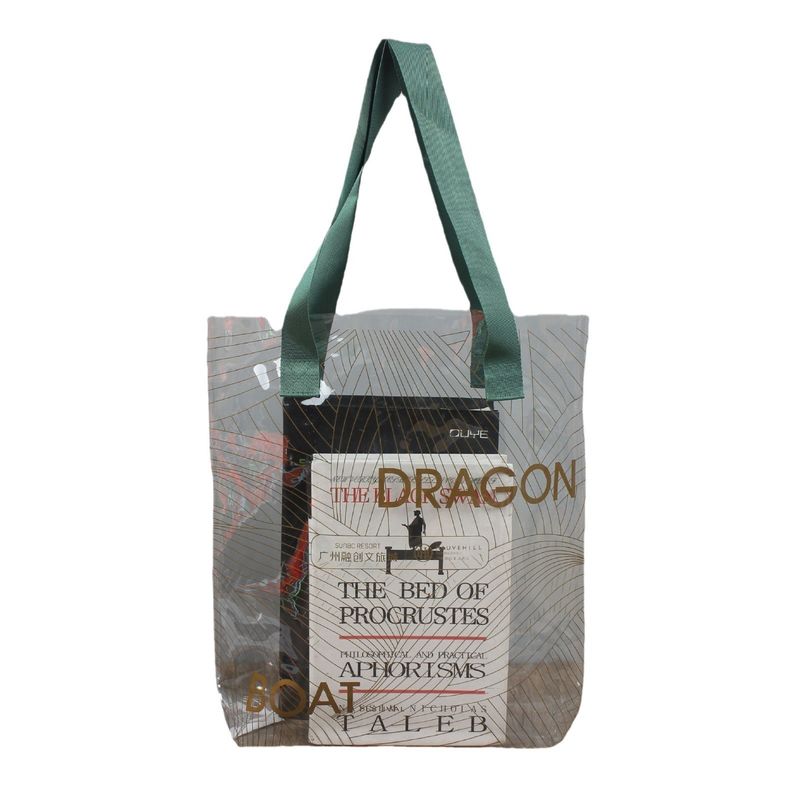 Pvc trasparente di plastica di lusso Beach Tote Bag per donne più recente stile alla moda OEM / ODM