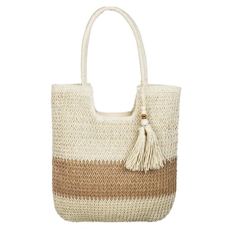 Summer Tote Raffia Straw Bag OEM/ODM Accettabile per le donne di moda