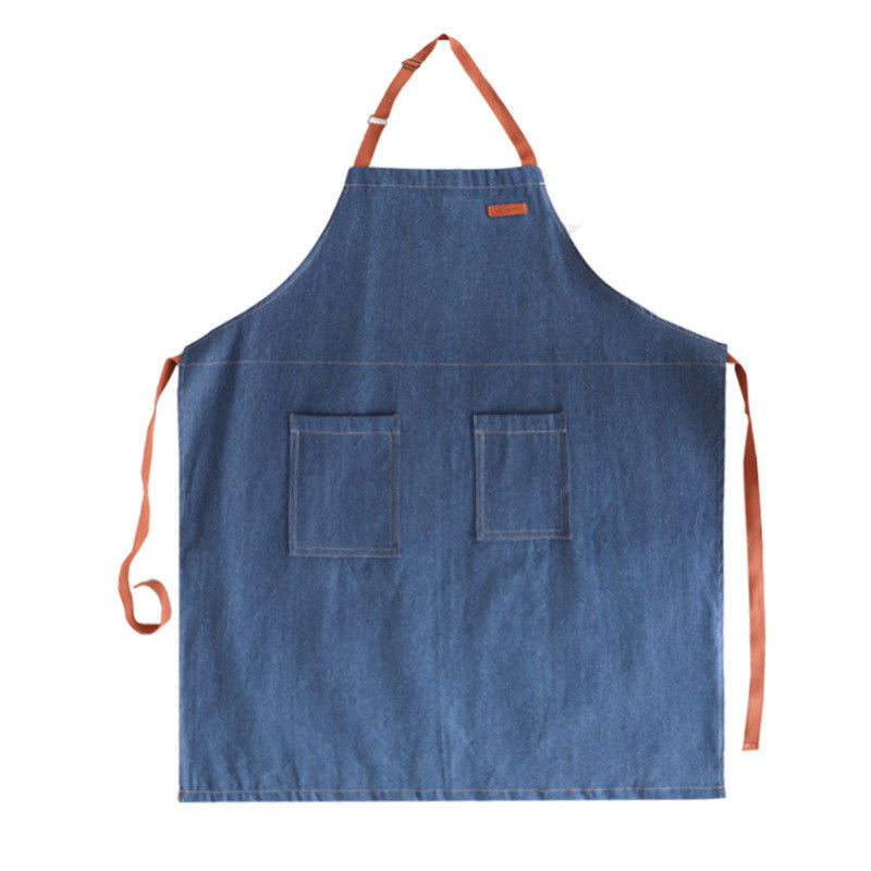 Apron denim resistente all'acqua OEM/ODM Acceptabile Lavabile in macchina per cucina chef BBQ