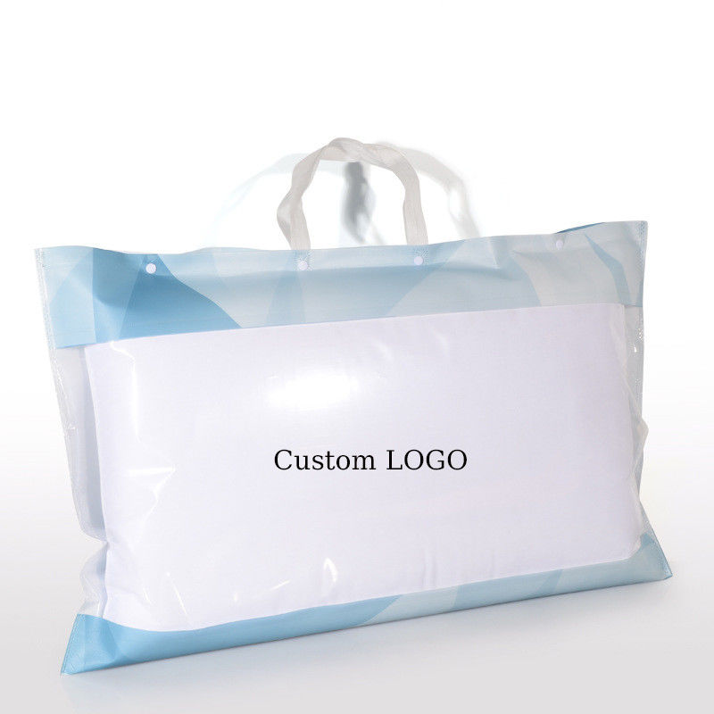 Colore personalizzato PVC e sacchetto non tessuto per imballaggio di coperte con decorazione personalizzata