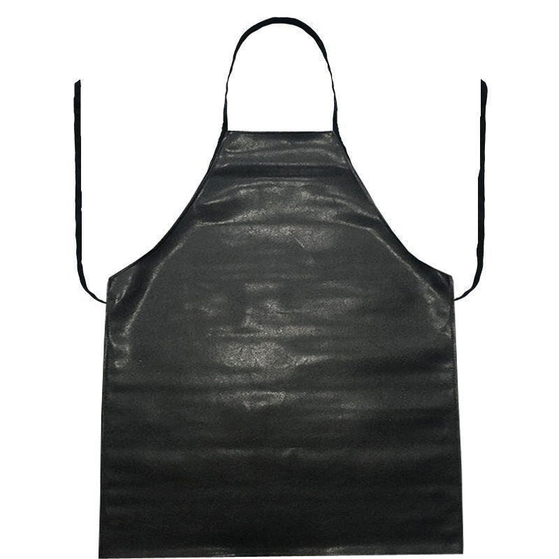 Custom Plain Long Bib PU cuoio cucina lavoro grembiule con accettabile OEM / ODM