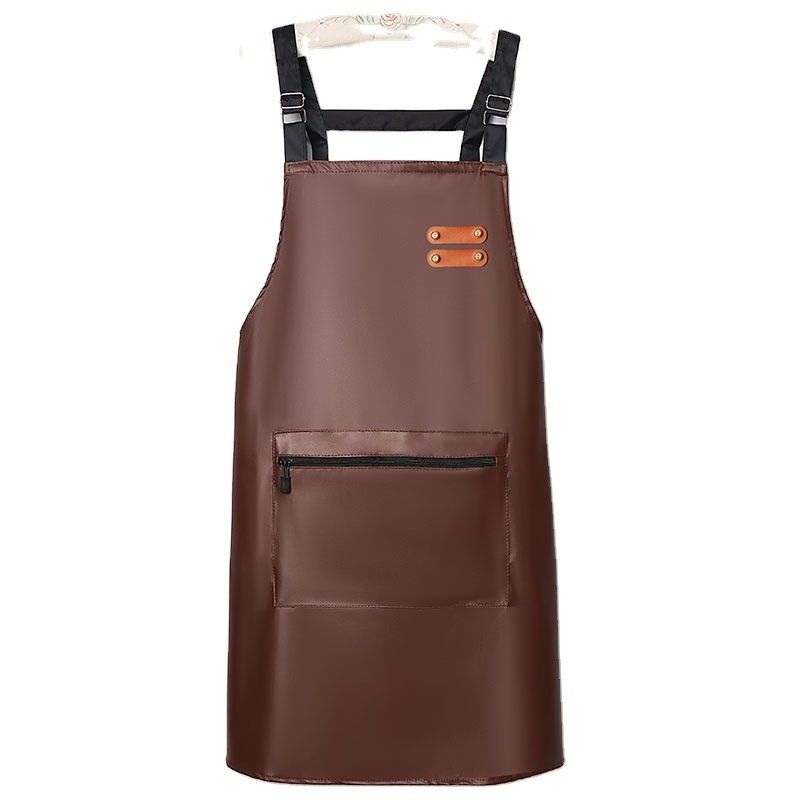 Apron di cucina in pelle di moda su misura per BBQ e supporto strumento di lavoro 7 giorni Ordine campione