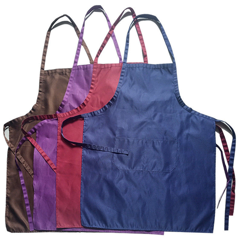 Tipo uniforme personale di servizio cotone nero poliestere uomo donna biberon cucina chef grembiuli da cucina