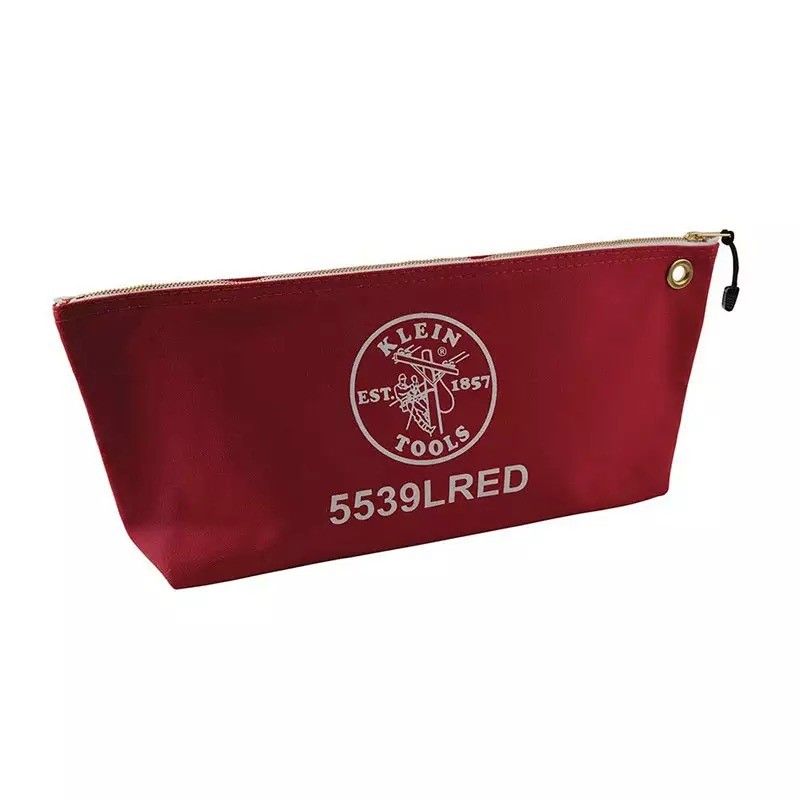 16 oz. Canvas Tool Multiuso sacchetto con cerniere metalliche e materiale RPET