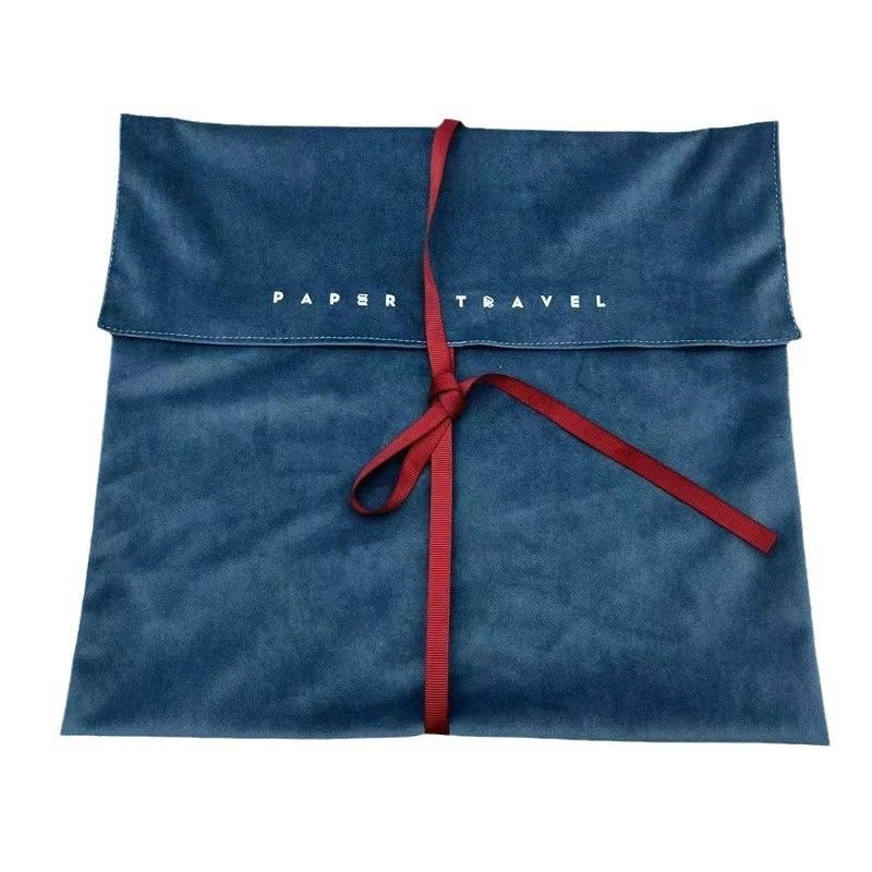 Borsa di imballaggio stampata con logo personalizzato Bowknot Flip per soluzioni di imballaggio in stile vintage