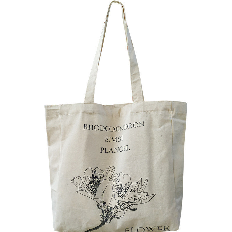 Borsa da shopping a tela a colori personalizzata con modello stampato