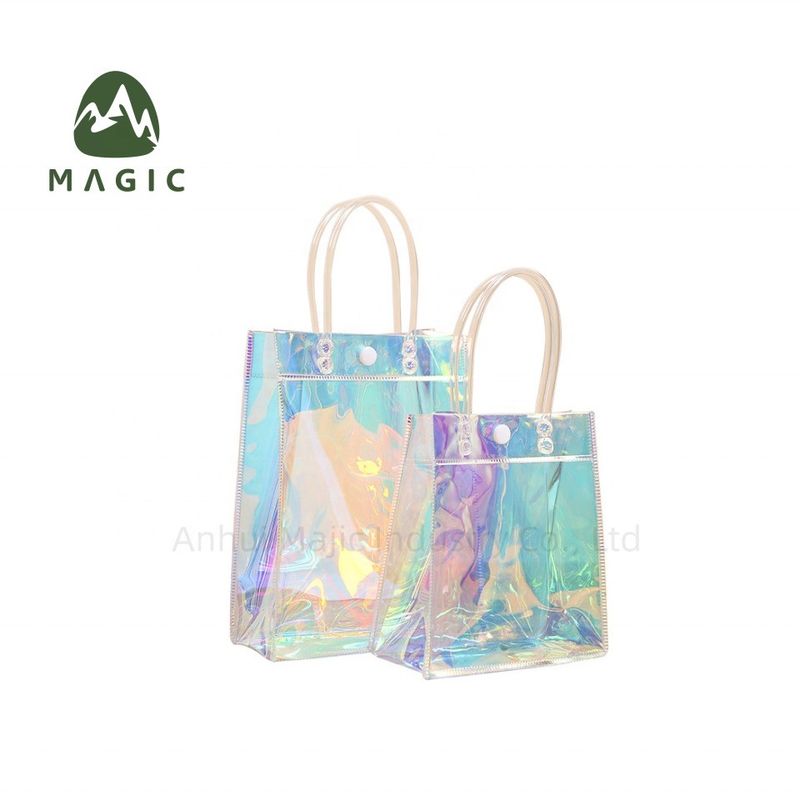 Logo personalizzato Acceptato sacchetto a prova d'acqua per donne sacchetto da shopping in TPU riciclato