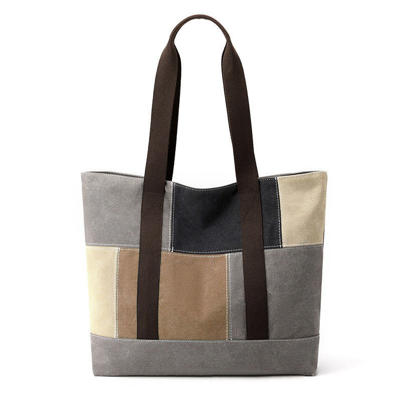 Bagni da shopping in tela da donna alla moda con logo personalizzato e colore personalizzato