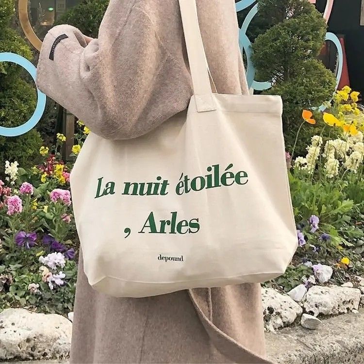 Taschino per la spesa in tela a colori personalizzati per la spesa giornaliera e per la spesa di grandi dimensioni