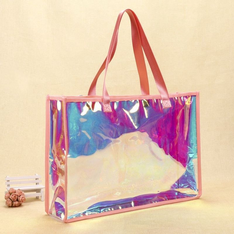 Sacchetto di shopping in PVC per dimensioni medie in colore e design personalizzati