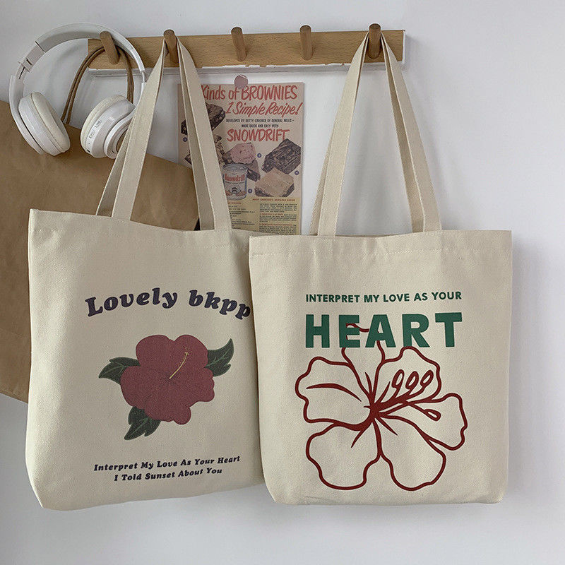 Lettera Modello Donne Canvas Borse da shopping Borse per il Tote Riutilizzabile e ecologico